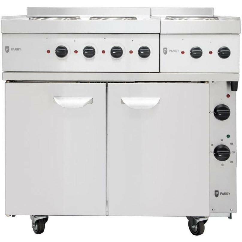 Parry P9EO18701871 Six Hob Electric Range Oven - Cater-Connect Ltd