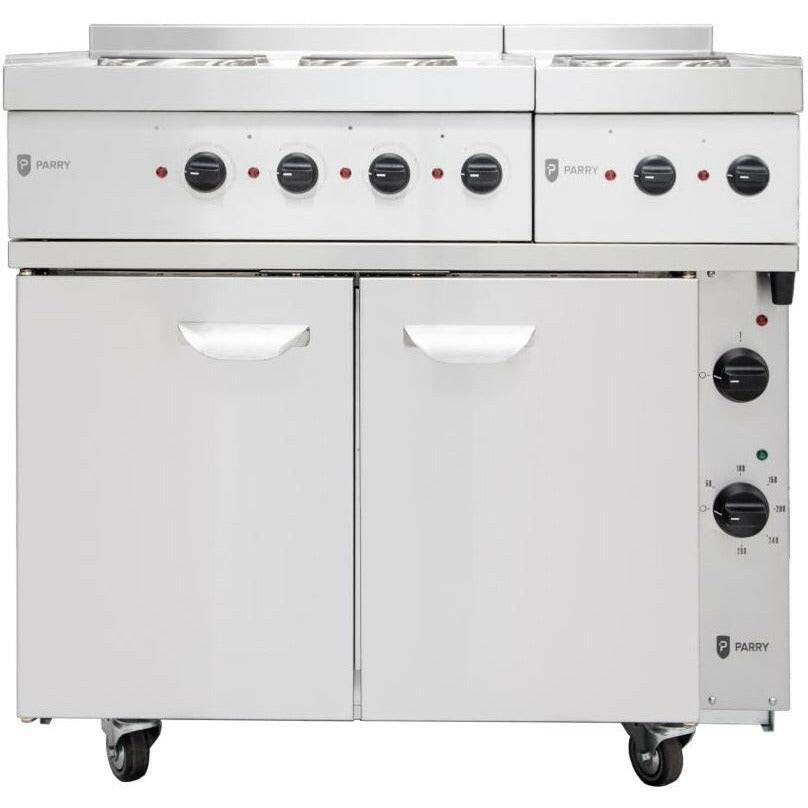 Parry P9EO18701871 Six Hob Electric Range Oven 900mm.