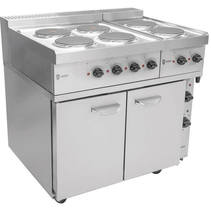 Parry P9EO18701871 Six Hob Electric Range Oven - Cater-Connect Ltd