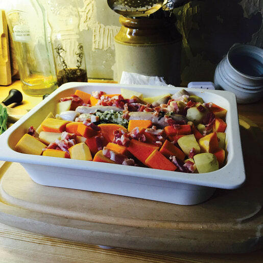 Primeware White Flexepan Silicone GN1/1 In 65mm - Cater-Connect Ltd