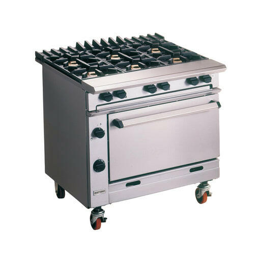 Falcon Chieftain 6 Burner Gas Oven Range G1066X With Castors - Cater-Connect Ltd