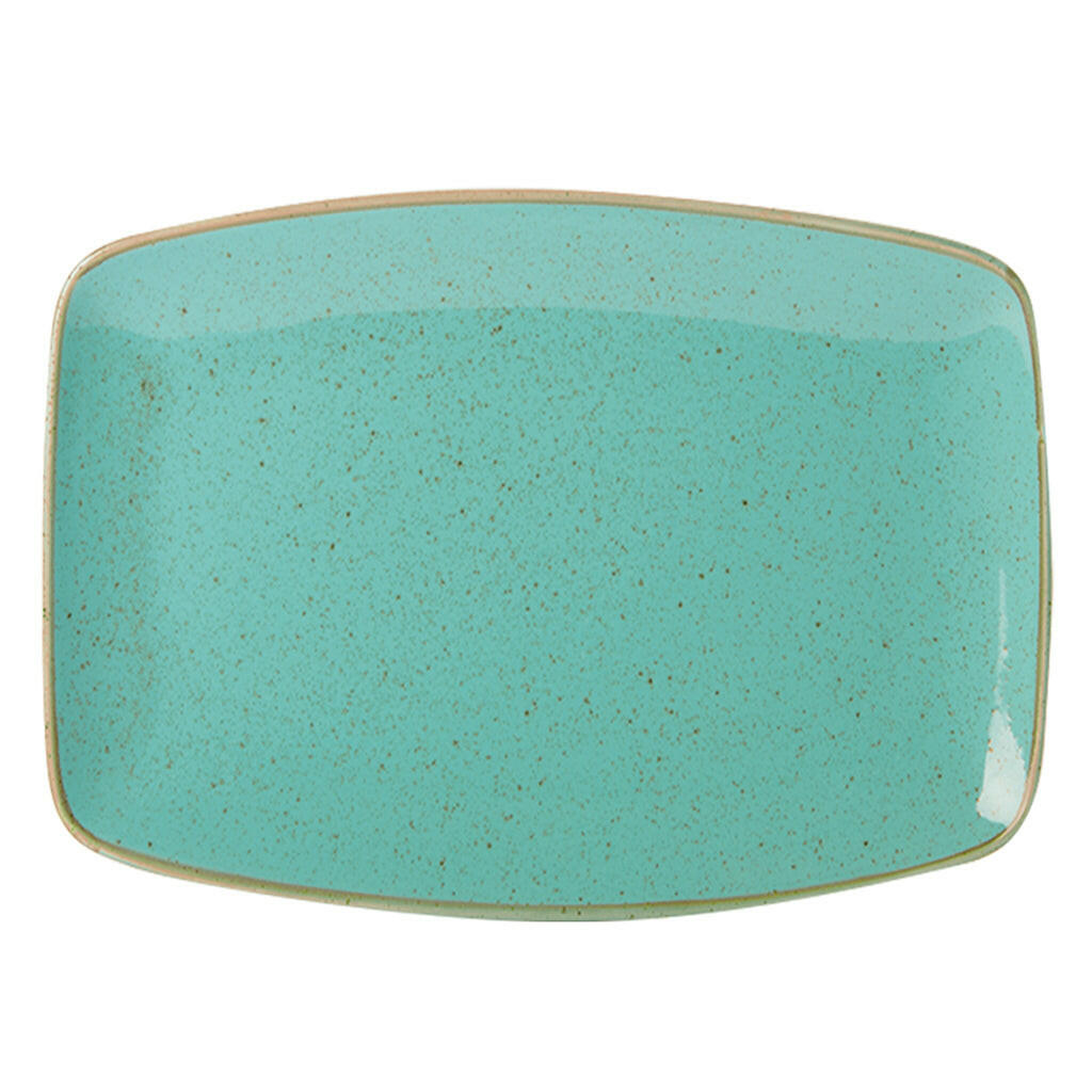 Porcelite Seasons Sea Spray Rectangular Plate 32cm Case Size 6 - Cater-Connect Ltd