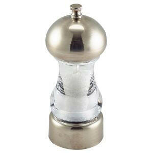 Chrome & Acrylic Salt Or Pepper Grinder 14cm Sold Separately - Cater-Connect Ltd
