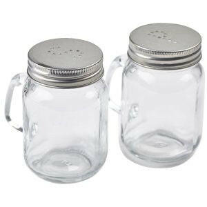 Mason Jar Salt & Pepper Shaker Set - Cater-Connect Ltd