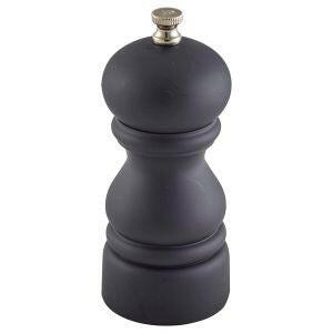 Genware Salt Or Pepper Grinder Matt Black 12.7cm Sold Separately - Cater-Connect Ltd