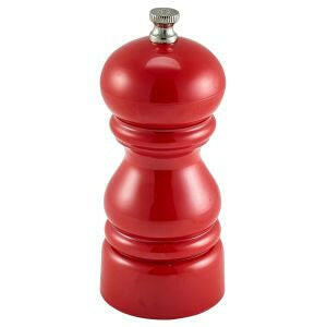 Genware Salt Or Pepper Grinder Red 12.7cm Sold Separately - Cater-Connect Ltd