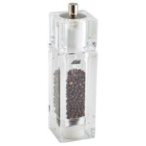 Square Combo Pepper Grinder/Salt Shaker Acrylic 16cm Sold Separately - Cater-Connect Ltd