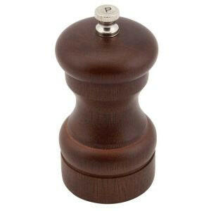 Genware Dark Wood Salt Or Pepper Grinder 10cm Sold Separately - Cater-Connect Ltd