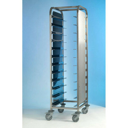 Premier Tray Clearing Trolley 1 x 12 Tray With Side Panels - Cater-Connect Ltd