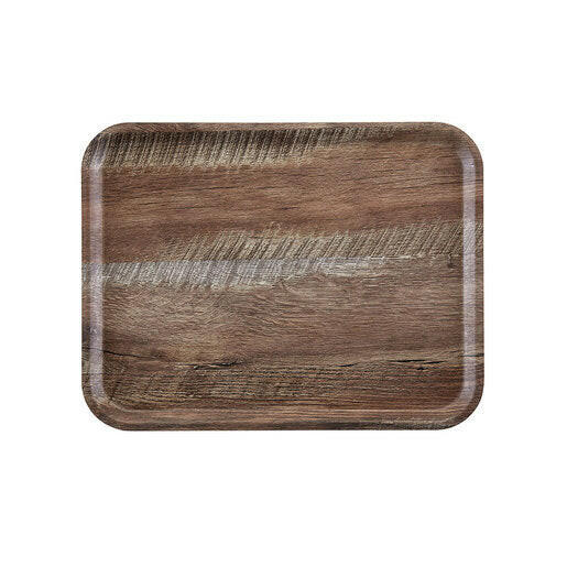 Cambro Madeira Dark Oak Wood Effect Tray 36 x 46cm Case Size 24 - Cater-Connect Ltd