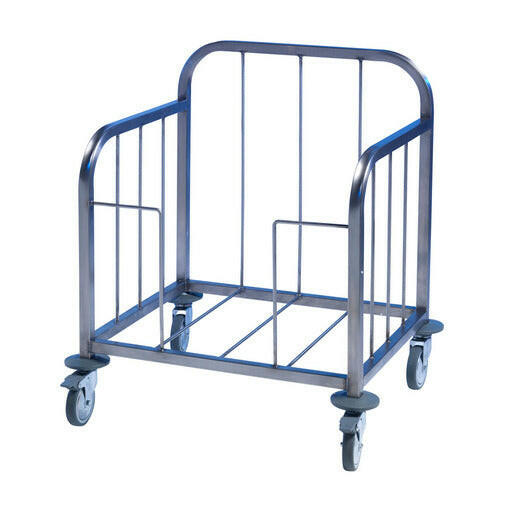 Tray Pick-Up Trolley -100 Tray - S/Steel Frame - Cater-Connect Ltd
