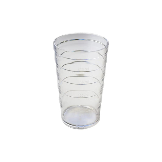 Harfield Polycarbonate Graduated Ribbed Tumbler 280ml