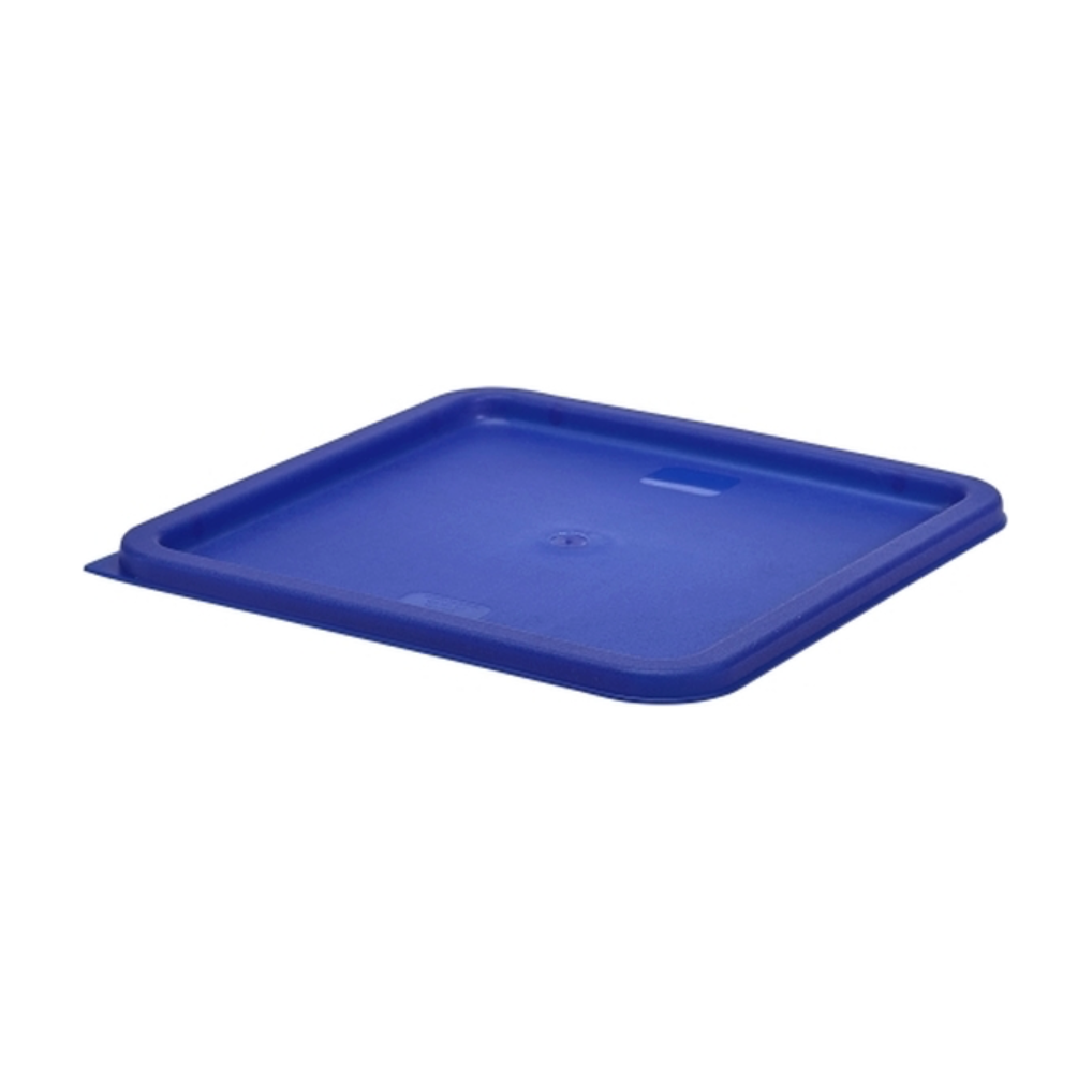 GenWare Polyethylene Blue Square Food Container Lid