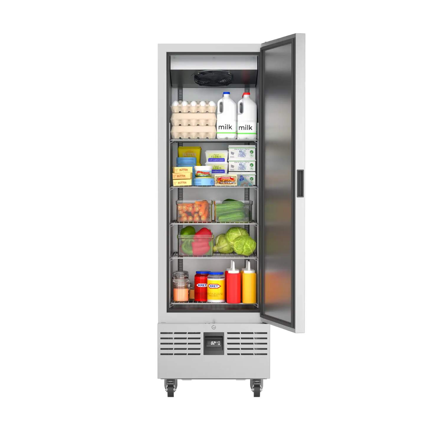 Foster FSL400H Slimline Upright Refrigerator 400 Litres.