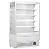 Blizzard BTD100WHVS White 4 Tier Slim Merchandiser 360 Litres