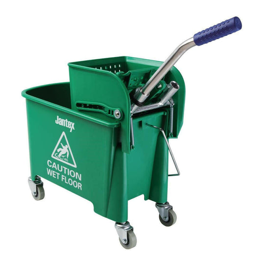 Jantex Kentucky Mop Bucket and Wringer 20Ltr Green