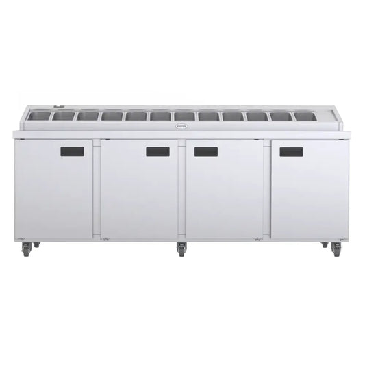 Foster FPS4HR S/S 4 Door Refrigerated Prep Counter 420 Litres - Cater-Connect Ltd