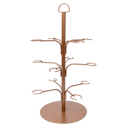 Copper Gin and Cocktail Serving Tree