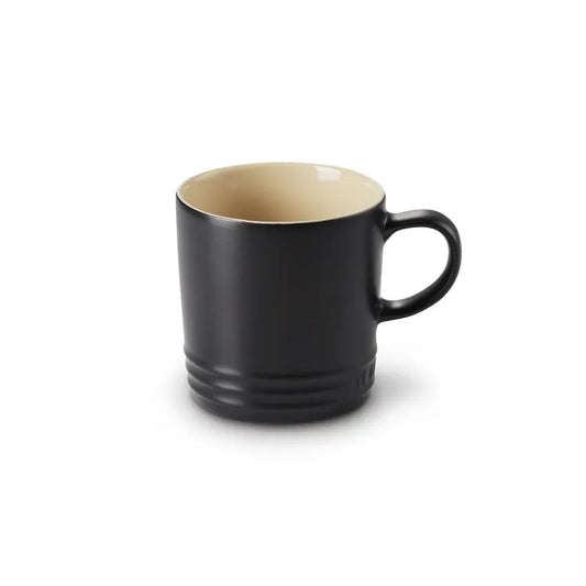 Le Creuset Stoneware Mug 350ml Satin Black Case Size 4