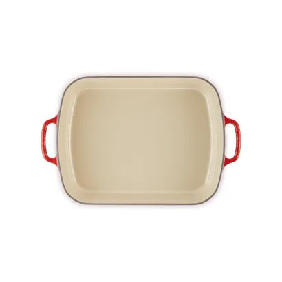 Le Creuset Cerise Cast Iron Roasting Pan 33cm/4.9 Litres