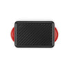 Le Creuset Cerise Cast Iron Rectangular Grill Pan 32cm