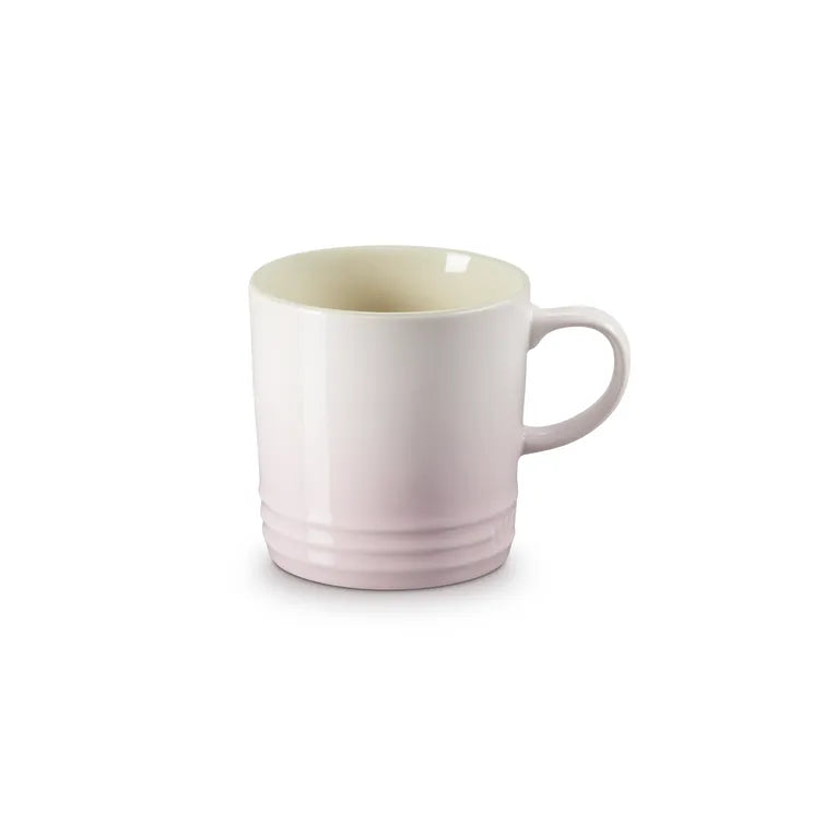 Le Creuset Stoneware Mug 350ml Shell Pink Case Size 4