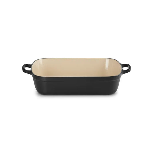 Le Creuset Satin Black Cast Iron Roasting Pan 33cm/4.9 Litres