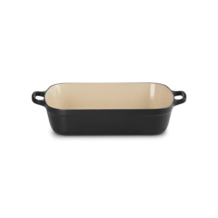 Le Creuset Satin Black Cast Iron Roasting Pan 33cm/4.9 Litres