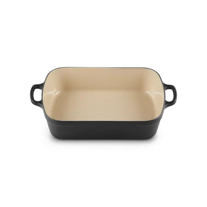 Le Creuset Satin Black Cast Iron Roasting Pan 33cm/4.9 Litres