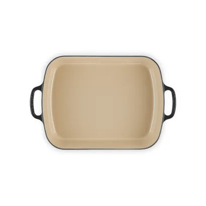 Le Creuset Satin Black Cast Iron Roasting Pan 33cm/4.9 Litres