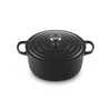 Le Creuset Satin Black Cast Iron Round Casserole 26cm 5.3 Litres