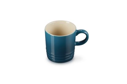 Le Creuset Stoneware Espresso Mug 100ml Deep Teal Case Size 6