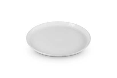 Le Creuset Stoneware Coupe Plate White 27cm Case Size 4
