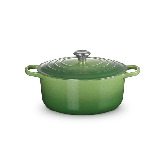 Le Creuset Bamboo Cast Iron Round Casserole 28cm 6.7 Litres