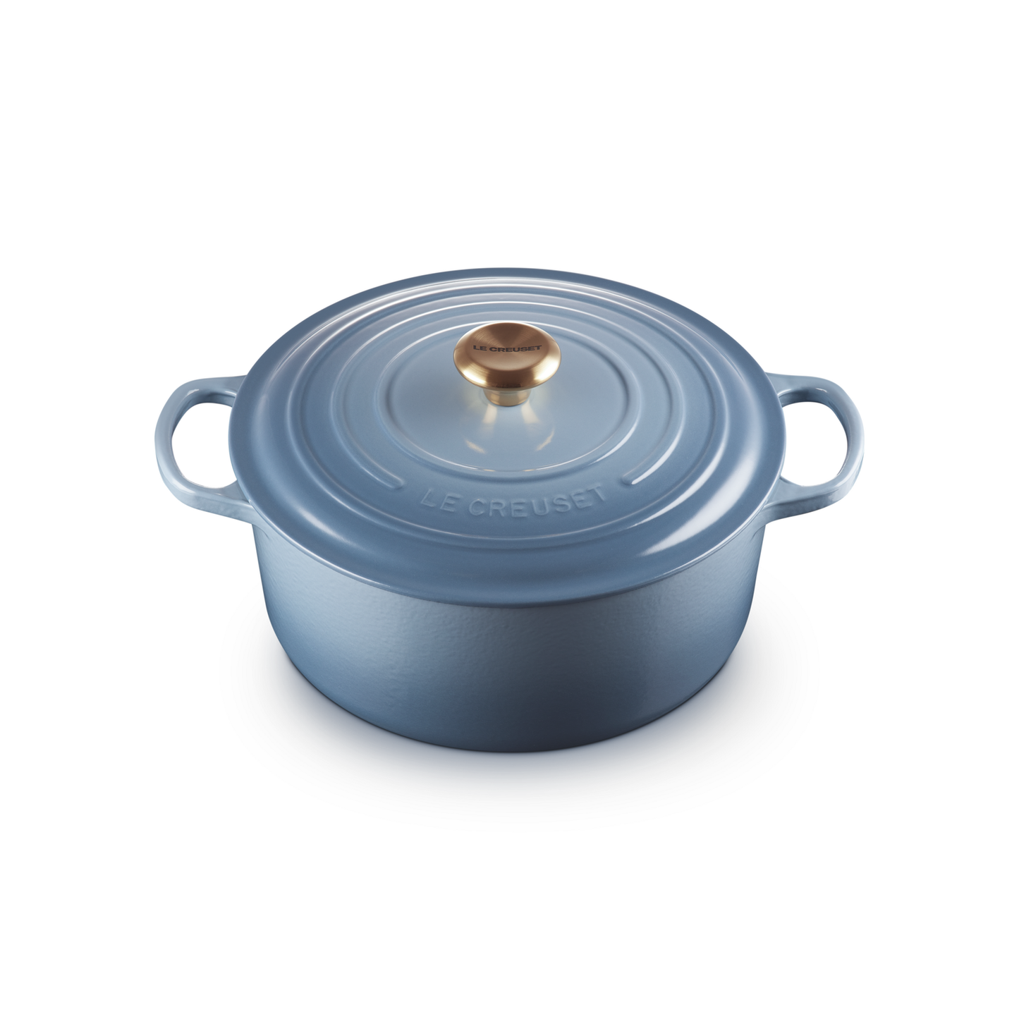 Le Creuset Chambray Cast Iron Round Casserole 26cm 5.3 Litres