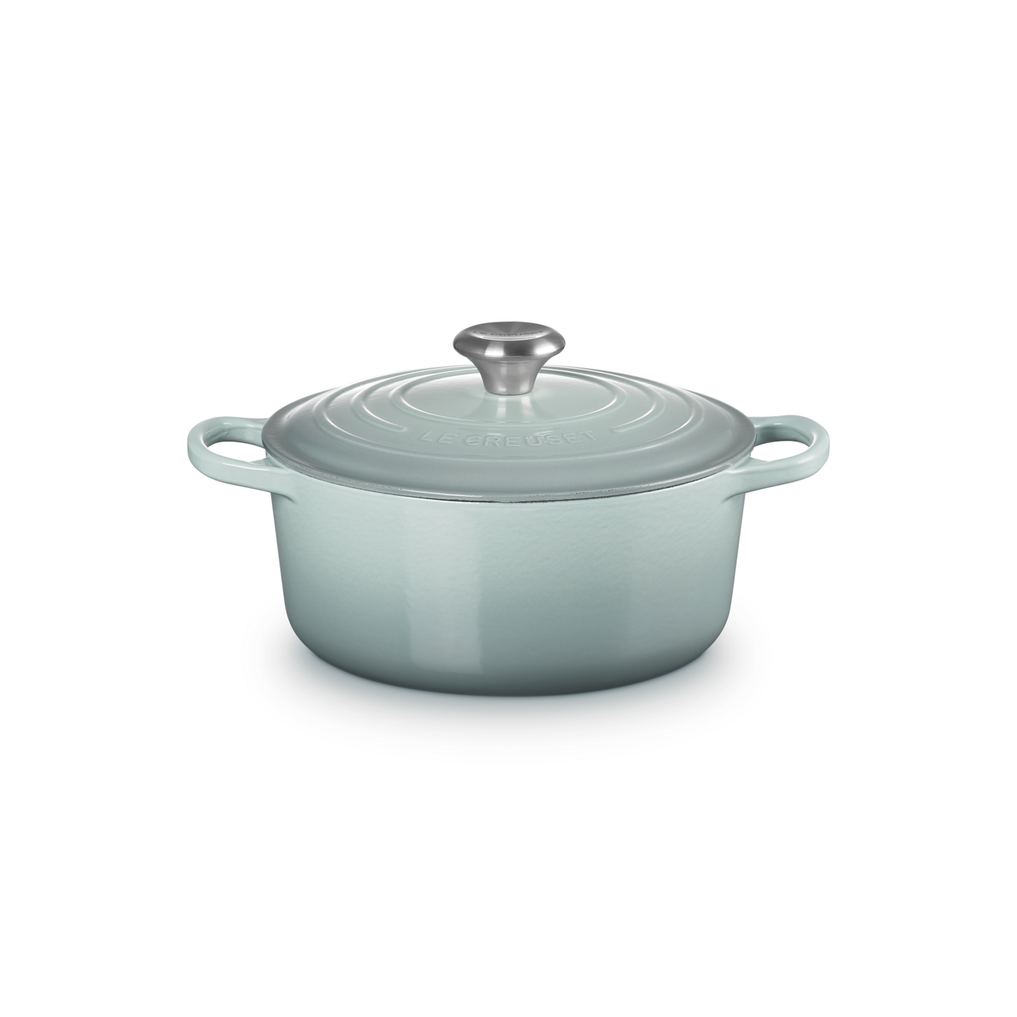 Le Creuset Sea Salt Cast Iron Round Casserole 24cm 4.2 Litres