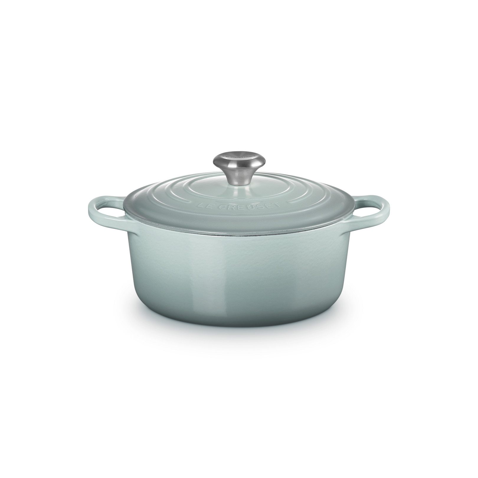 Le Creuset Sea Salt Cast Iron Round Casserole 24cm 4.2 Litres