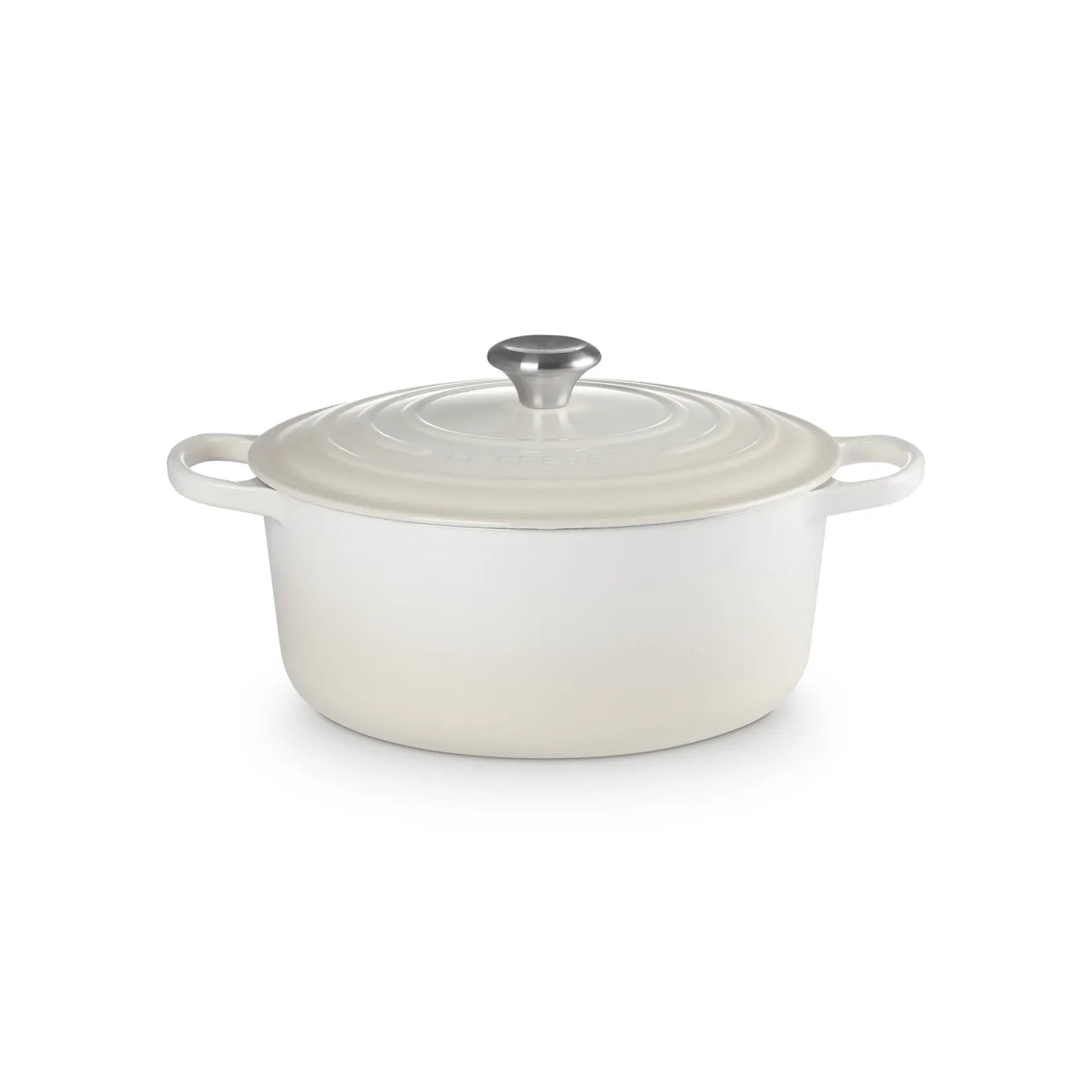 Le Creuset Meringue Cast Iron Round Casserole 28cm 6.7 Litres