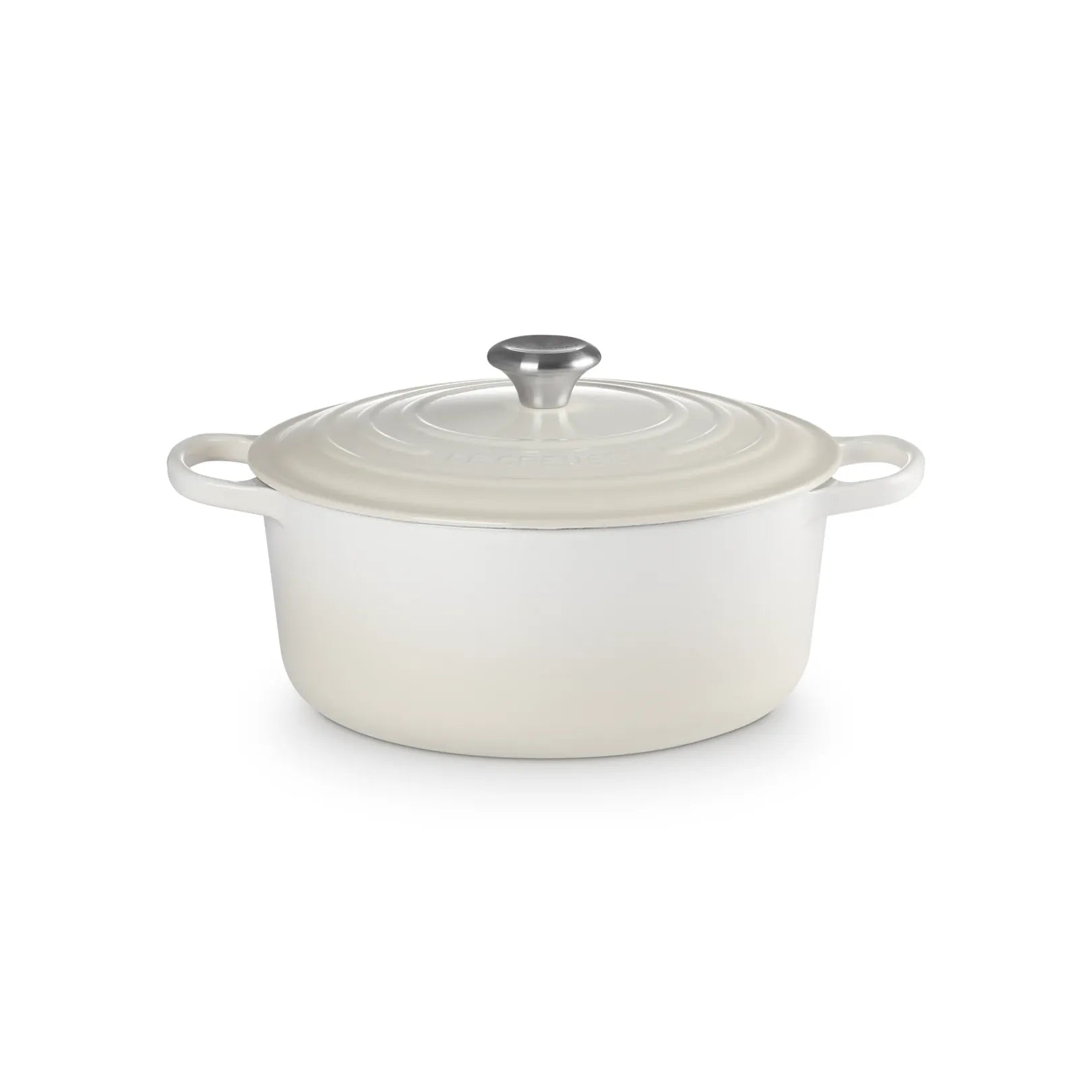 Le Creuset Meringue Cast Iron Round Casserole 28cm 6.7 Litres