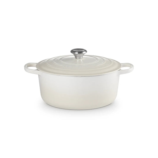 Le Creuset Meringue Cast Iron Round Casserole 28cm 6.7 Litres