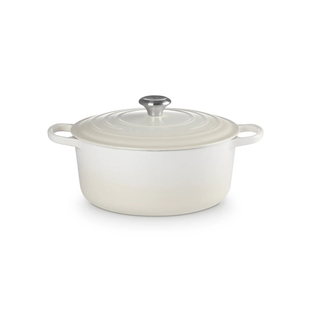 Le Creuset Meringue Cast Iron Round Casserole 28cm 6.7 Litres