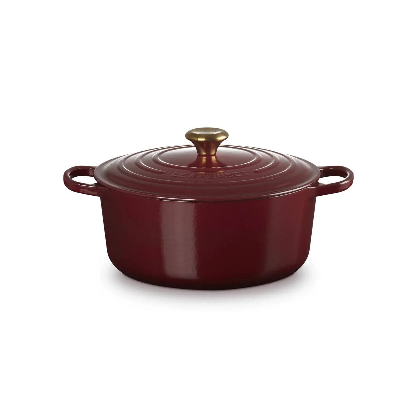 Le Creuset Garnet Cast Iron Round Casserole 28cm 6.7 Litre