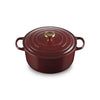Le Creuset Garnet Cast Iron Round Casserole 28cm 6.7 Litre