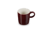 Red mug on a white background