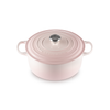 Le Creuset Shell Pink Cast Iron Round Casserole 28cm 6.7 Litres