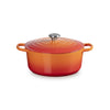 Le Creuset Volcanic Cast Iron Round Casserole 28cm 6.7 Litres