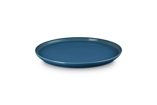 Le Creuset Stoneware Coupe Plate Deep Teal 27cm