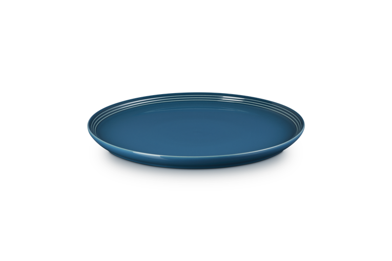 Le Creuset Stoneware Coupe Plate Deep Teal 27cm