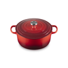 Le Creuset Cerise Cast Iron Round Casserole 28cm 6.7 Litres