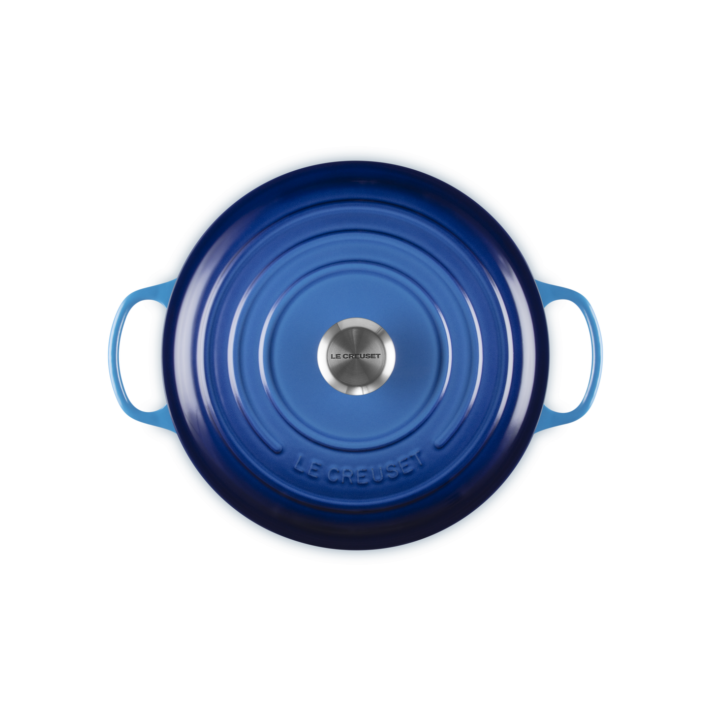 Le Creuset Deep Azure Cast Iron Round Casserole 28cm 6.7 Litres